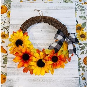 Sunflower Wreath